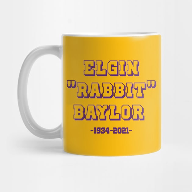 Elgin "Rabbit" Baylor Memorial Varsity Print by PosterpartyCo